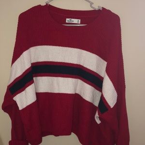 Red Cropped Sweater